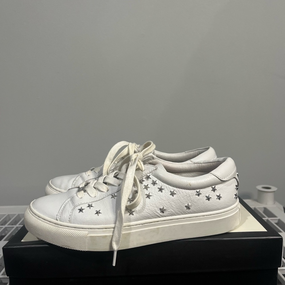 J Slides White Star Sneakers